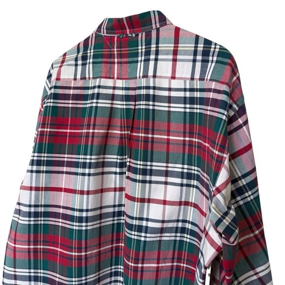 VTG! 2000s Y2K Tommy Hilfiger Men's XL Plaid Button-Down Shirt Multicolor Casual - Picture 6 of 7